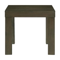 Contemporary Dark Brown End Table with Built-in Outlets - Grady-3