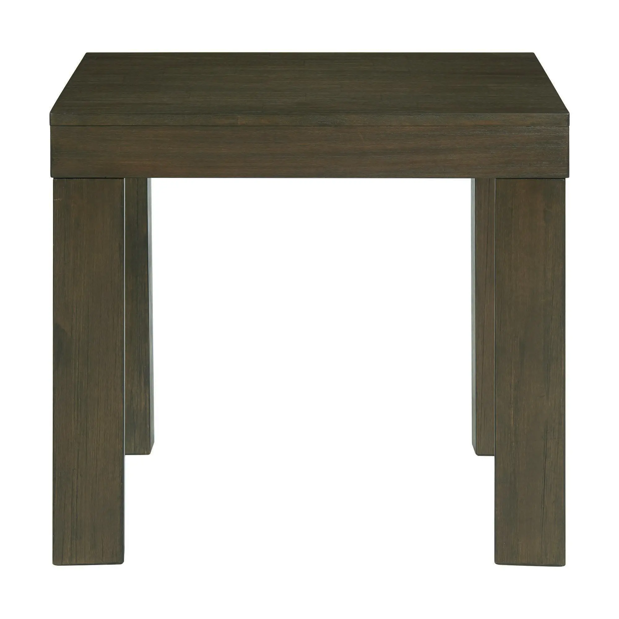 Grady Contemporary Dark Brown End Table with Built-in Outlets-3