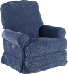 Juliana Blue Power Glider Recliner with Swivel
