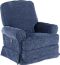 Juliana Royal Blue Power Glider Recliner with Swivel