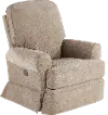 Juliana Beige Power Glider Recliner with Swivel