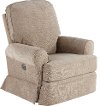 Mushroom Beige Power Glider Recliner with Swivel - Juliana
