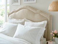 762HB Hemp Beige Queen Upholstered Headboard - Sasha-1