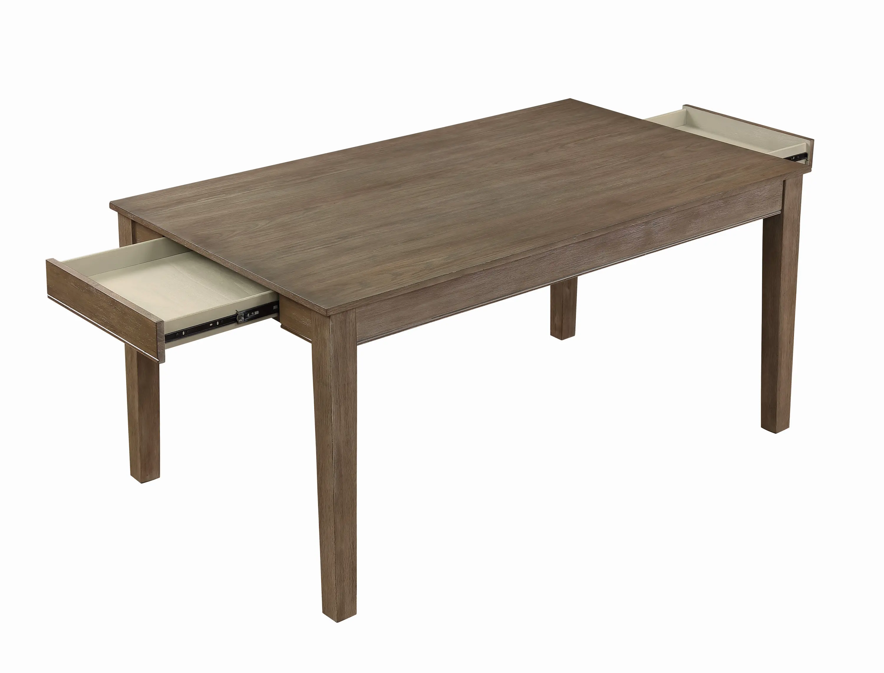 Brown Oak Dining Room Table - Alcott-2