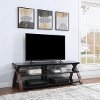 Modern Espresso 67 Inch TV Stand - Timber
