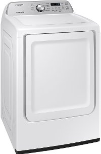 DVE45T3400W Samsung 7.4 cu. ft. Electric Dryer with Sensor Dry - White-2