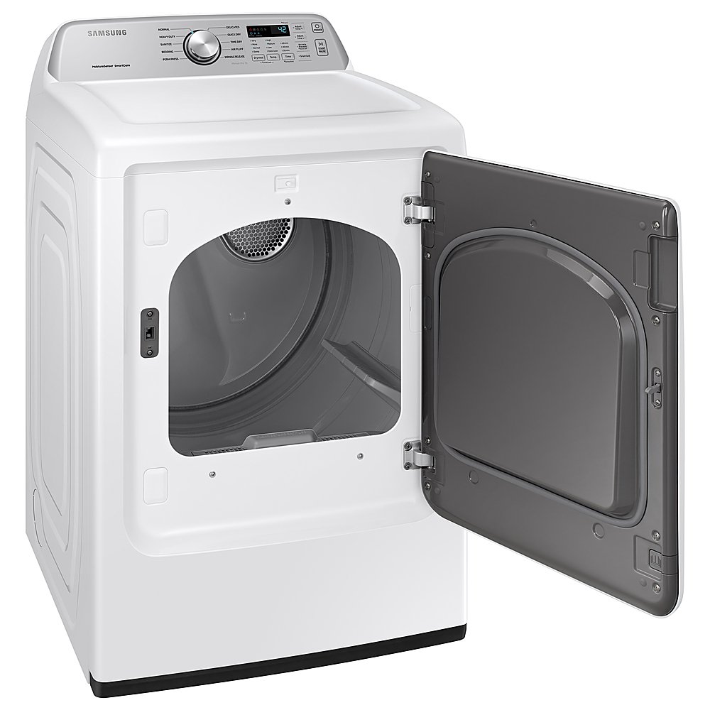 DVE45T3400W Samsung 7.4 cu. ft. Electric Dryer with Sensor Dry - White-3
