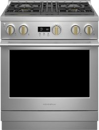 ZDP304NTSS Monogram 30 Inch Professional Dual Fuel Smart Range with Convection Oven - Stainless Steel