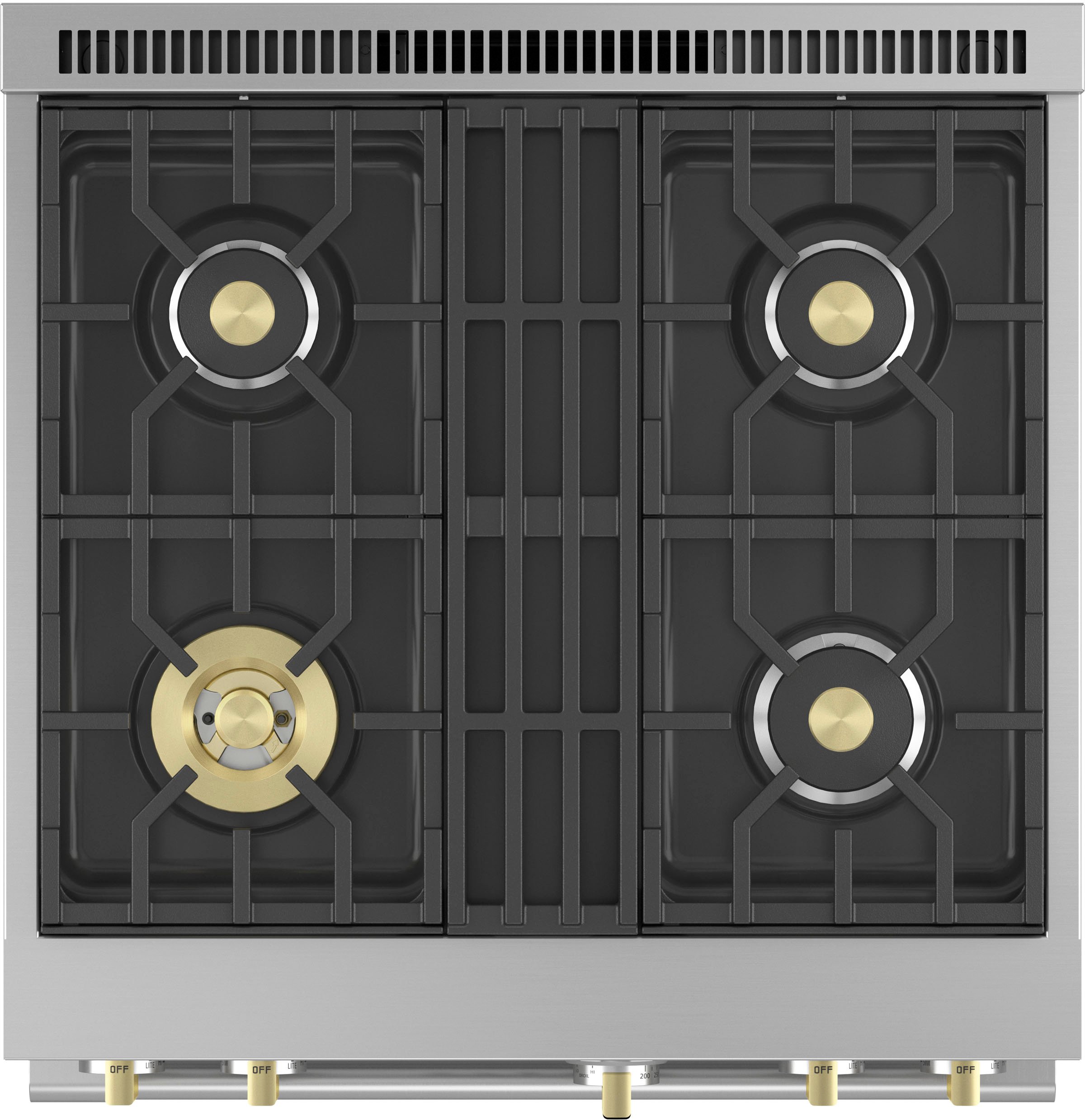 ZDP304NTSS Monogram 30 Inch Professional Dual Fuel Smart Range with Convection Oven - Stainless Steel-2