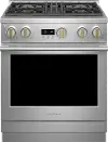 ZDP304NTSS Monogram Professional 5.75 cu ft Dual Fuel Range - Stainless Steel