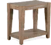 Platt Weathered Brown Side Table