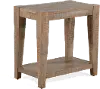Platt Weathered Brown Side Table