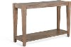 Transitional Weathered Brown Sofa Table - Platt