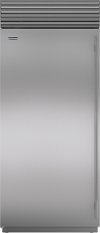 BI-36F/S/PH-RH Sub-Zero 36 Inch Classic Freezer - Right Hinge, Professional Handle
