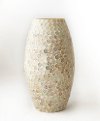 12 Inch Gold Mosaic Tile Handmade Vase