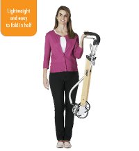 4500-BE Beech Tan Let's Go Indoor Rollator Walker-2