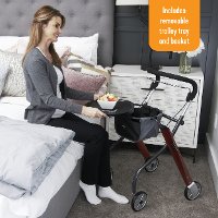 4500-BE Beech Tan Let's Go Indoor Rollator Walker-6