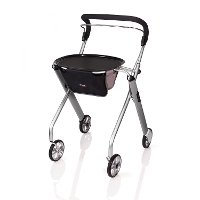 4500-SL Silver Let's Go Indoor Rollator Walker-1