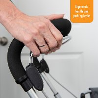 4500-SL Silver Let's Go Indoor Rollator Walker-4
