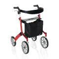 4600-RD Red Let's Go Out Rollator Walker