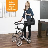4600-RD Red Let's Go Out Rollator Walker-3