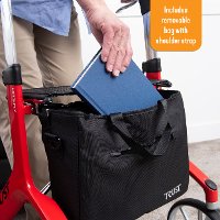 4700-RD Red Let's Fly Rollator Indoor and Outdoor Walker-3