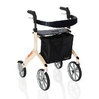 4700-BG Beige Let's Fly Rollator Indoor and Outdoor Walker-1