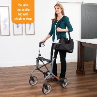 4800-GR Gray Let's Move Rollator Walker-3