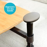 2600 Omni Tray Rotating Bamboo TV Table with Mobility Handle-3