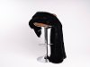 Black Faux Fur Chinchilla Throw Blanket
