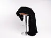 Chinchilla Black Faux Fur Throw Blanket