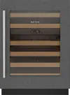 DEU2450WA/L Sub-Zero Under Counter Wine Cooler - Panel Ready, Left Hinge, High Altitude Glass