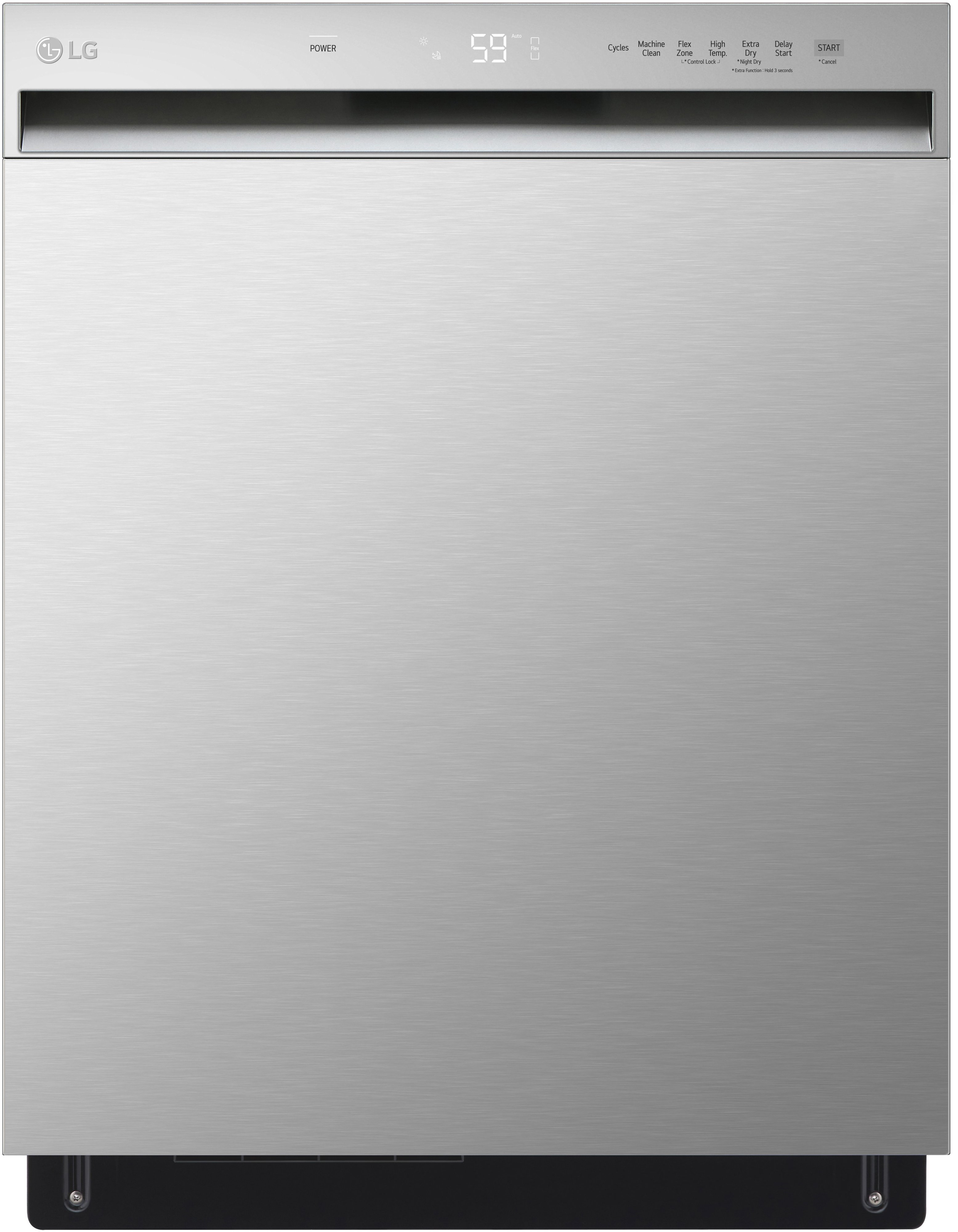LDFN3432T LG Front Control Dishwasher - Stainless Steel-1