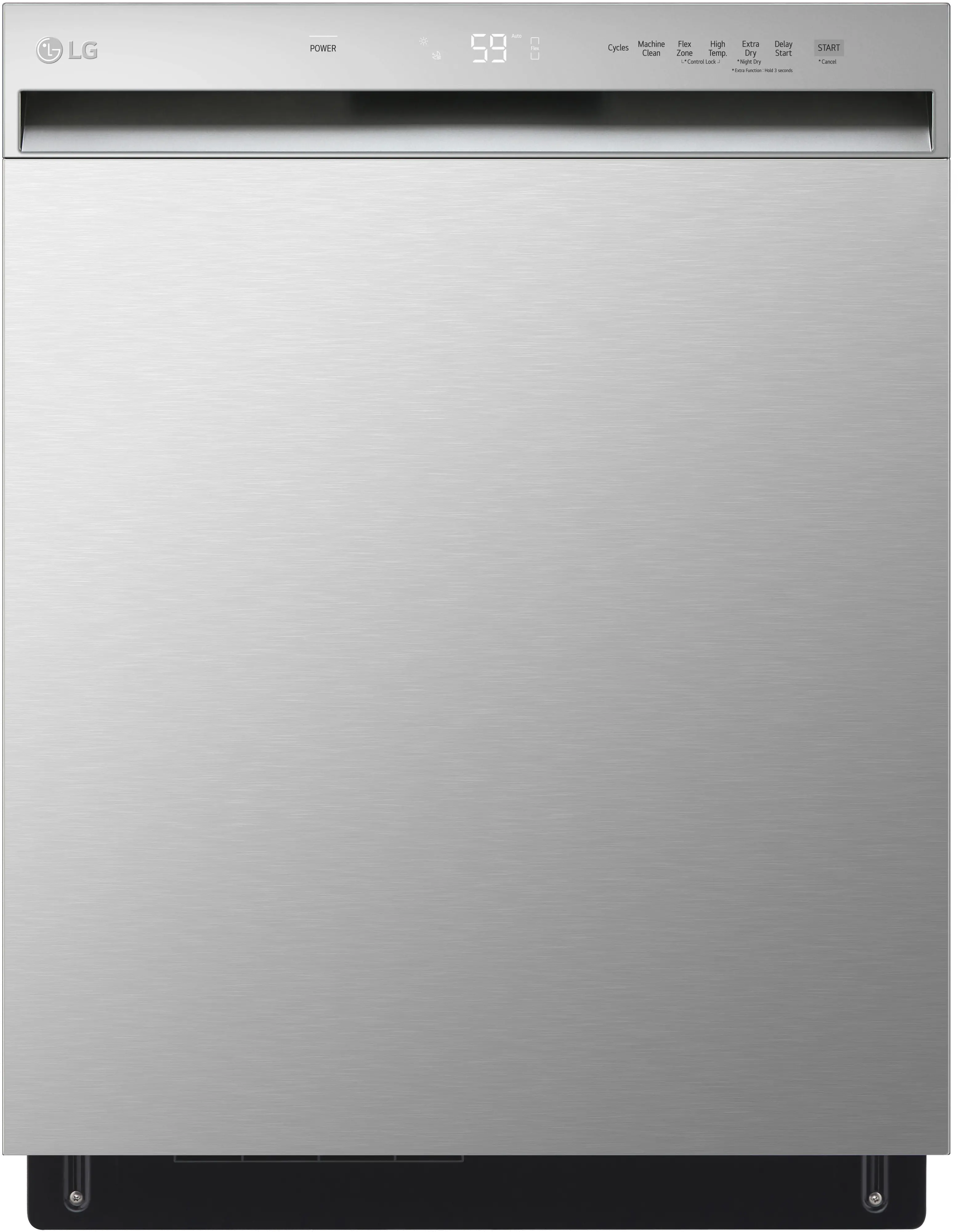LDFN3432T LG Front Control Dishwasher - Stainless Steel-1