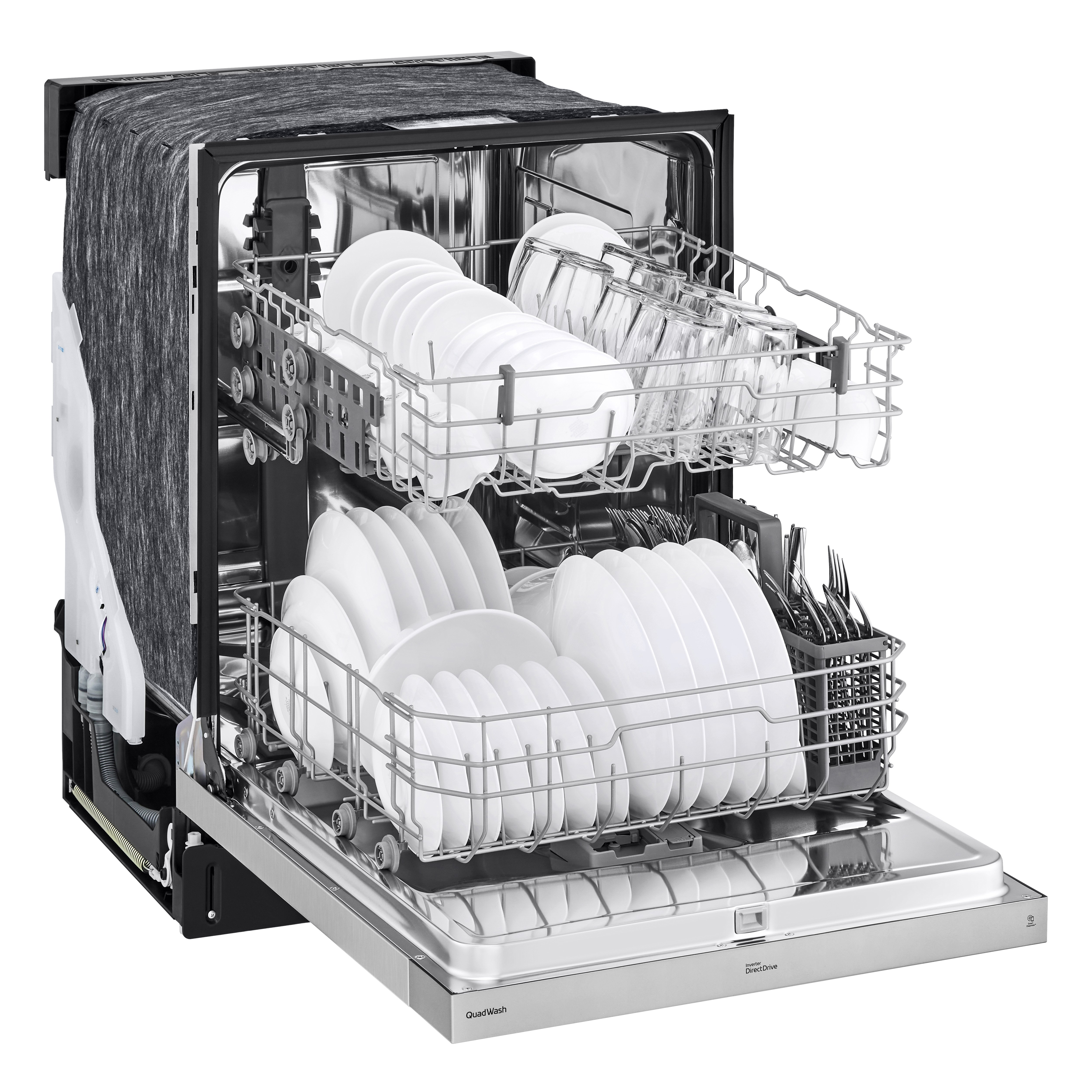 LDFN3432T LG Front Control Dishwasher - Stainless Steel-3