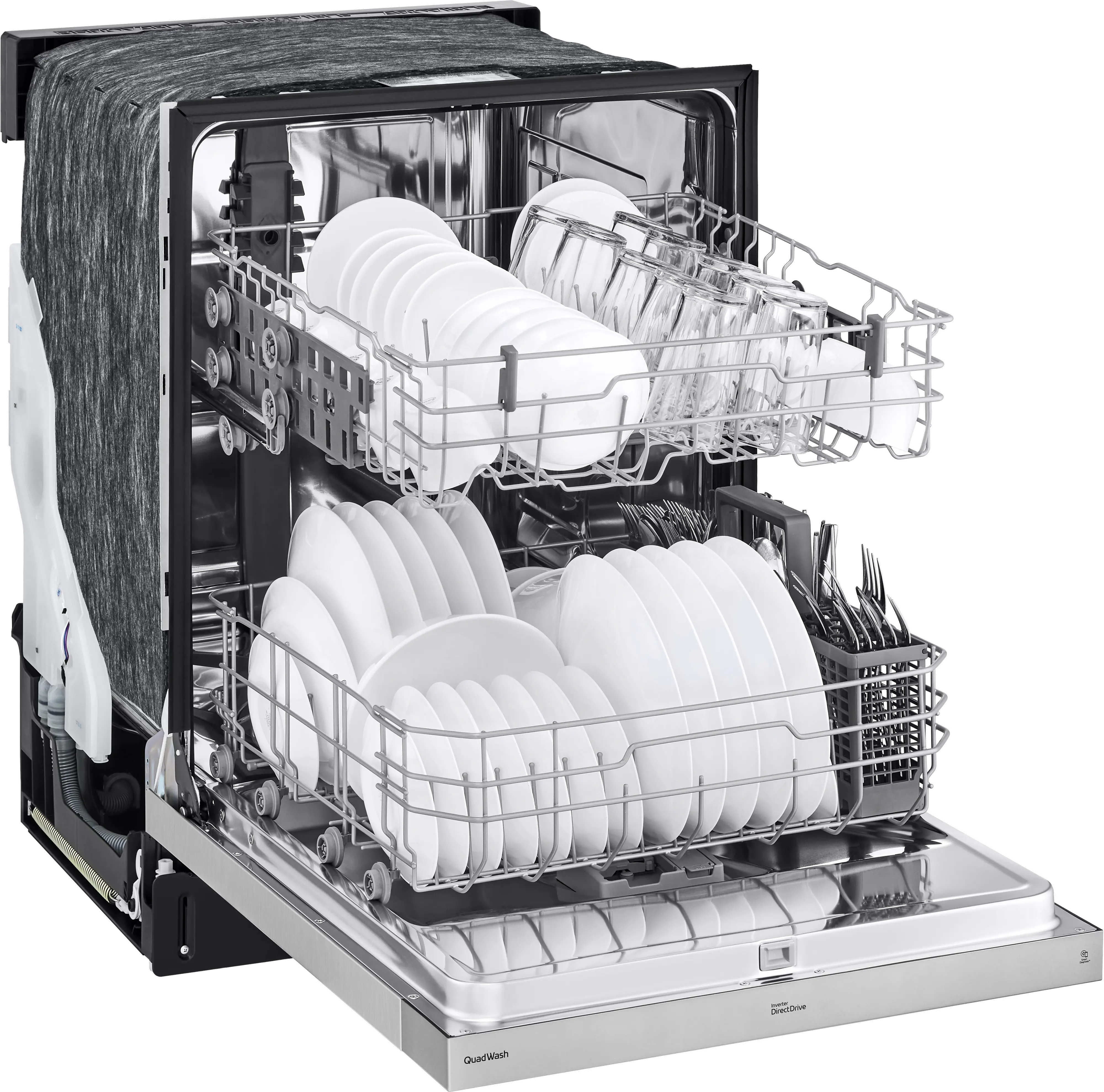 LDFN3432T LG Front Control Dishwasher - Stainless Steel-3