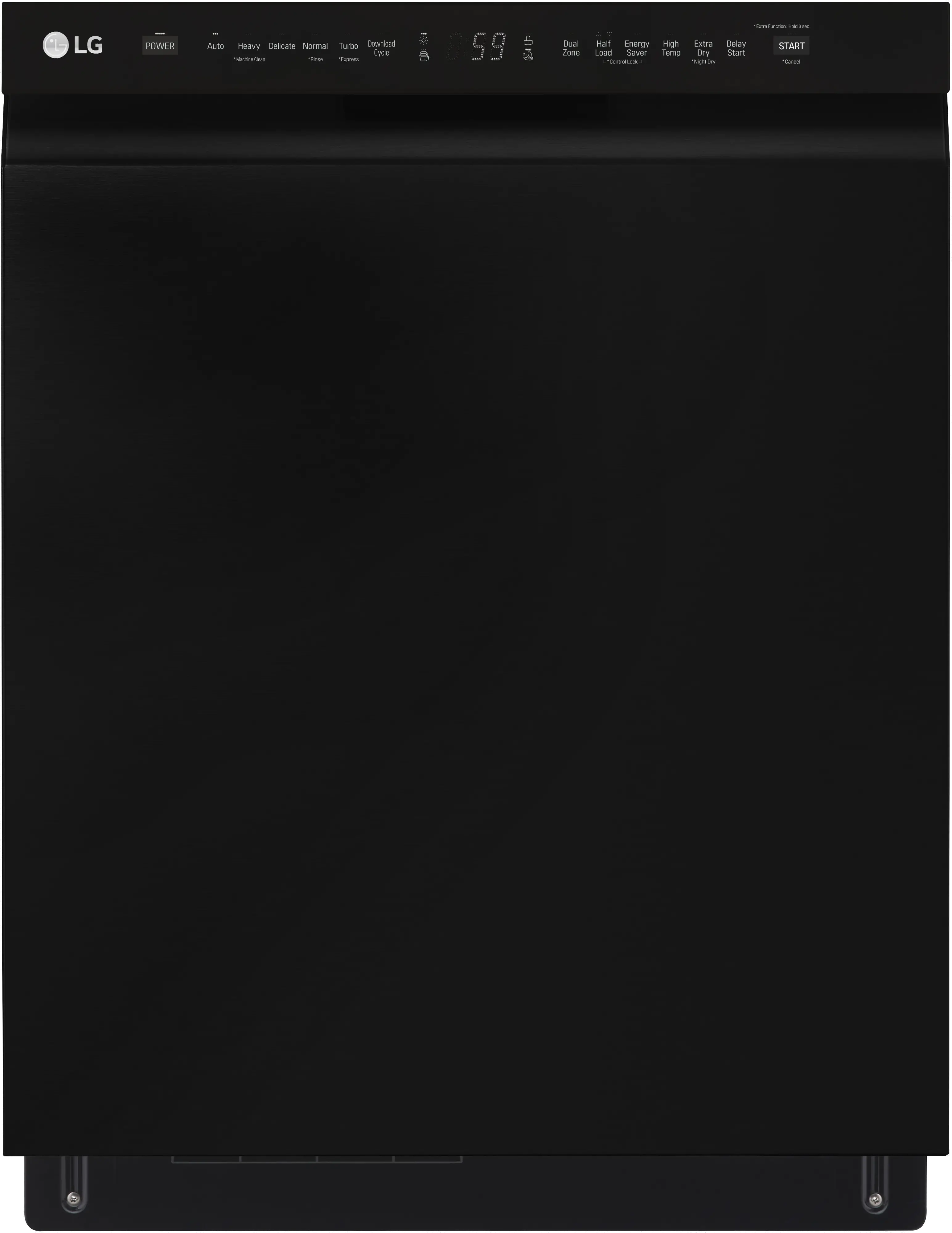LDFN4542B LG Front Control Dishwasher - Black-1