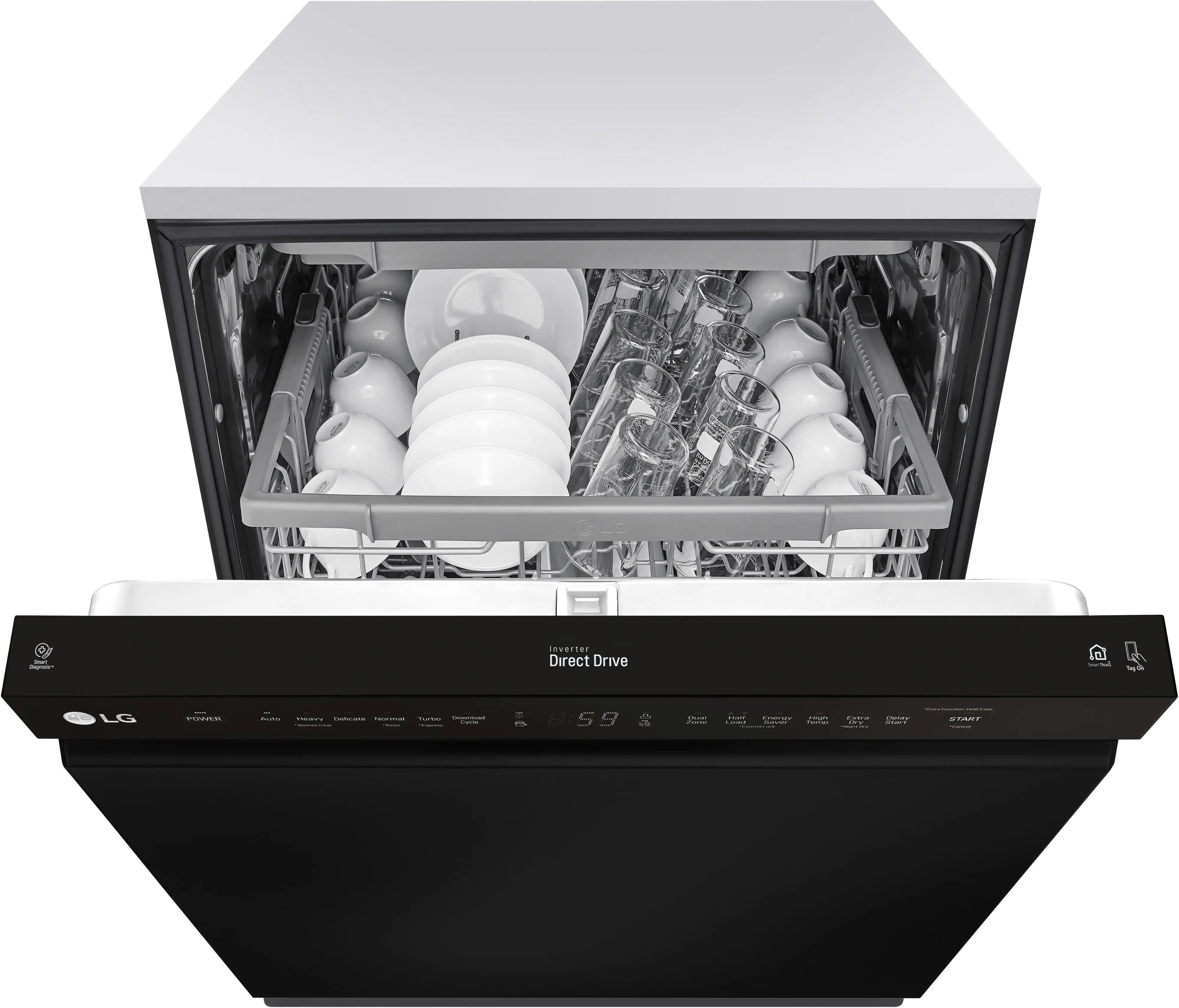 LDFN4542B LG Front Control Dishwasher - Black-4