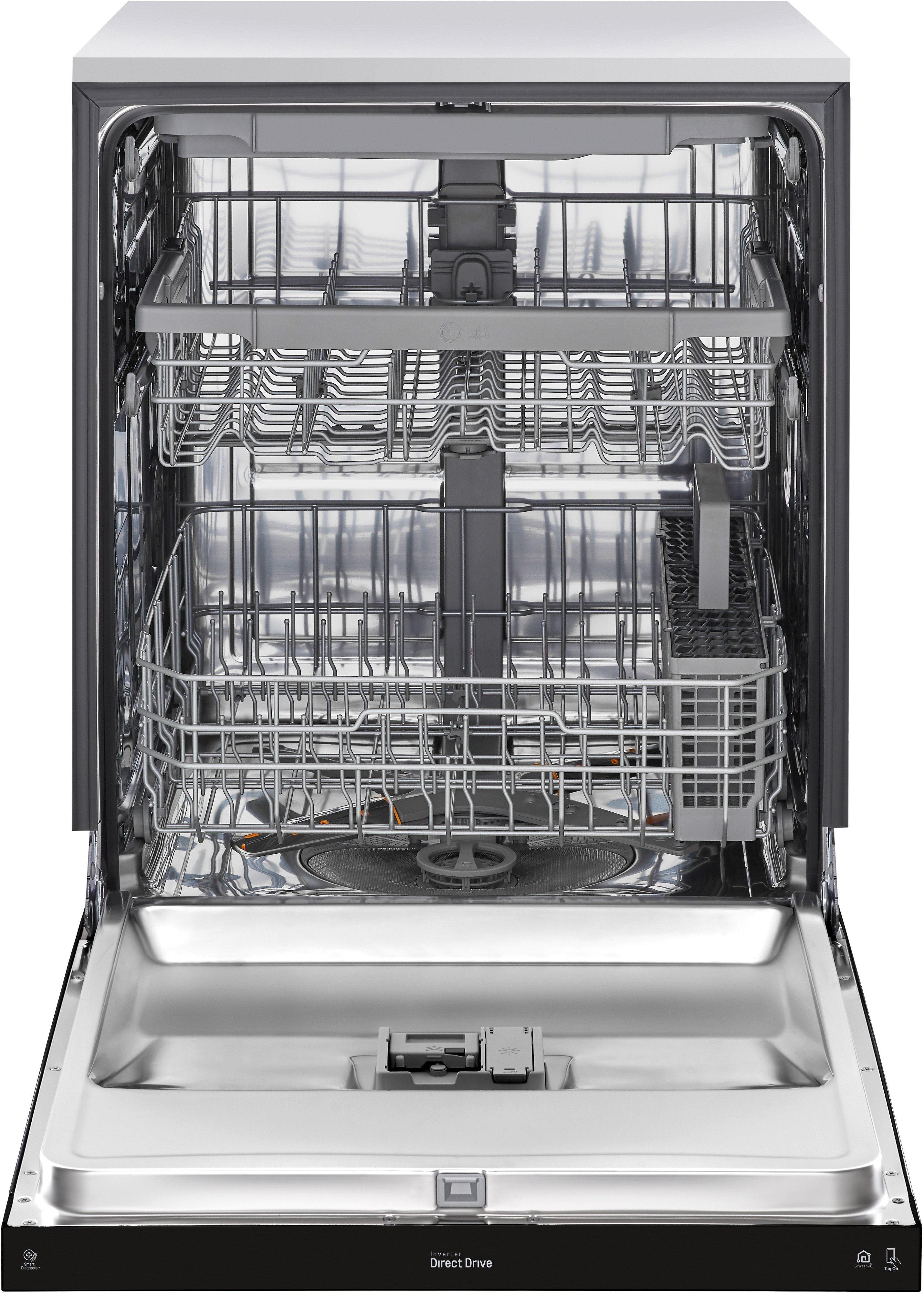 LDFN4542B LG Front Control Dishwasher with Smart Home Features - Black-2