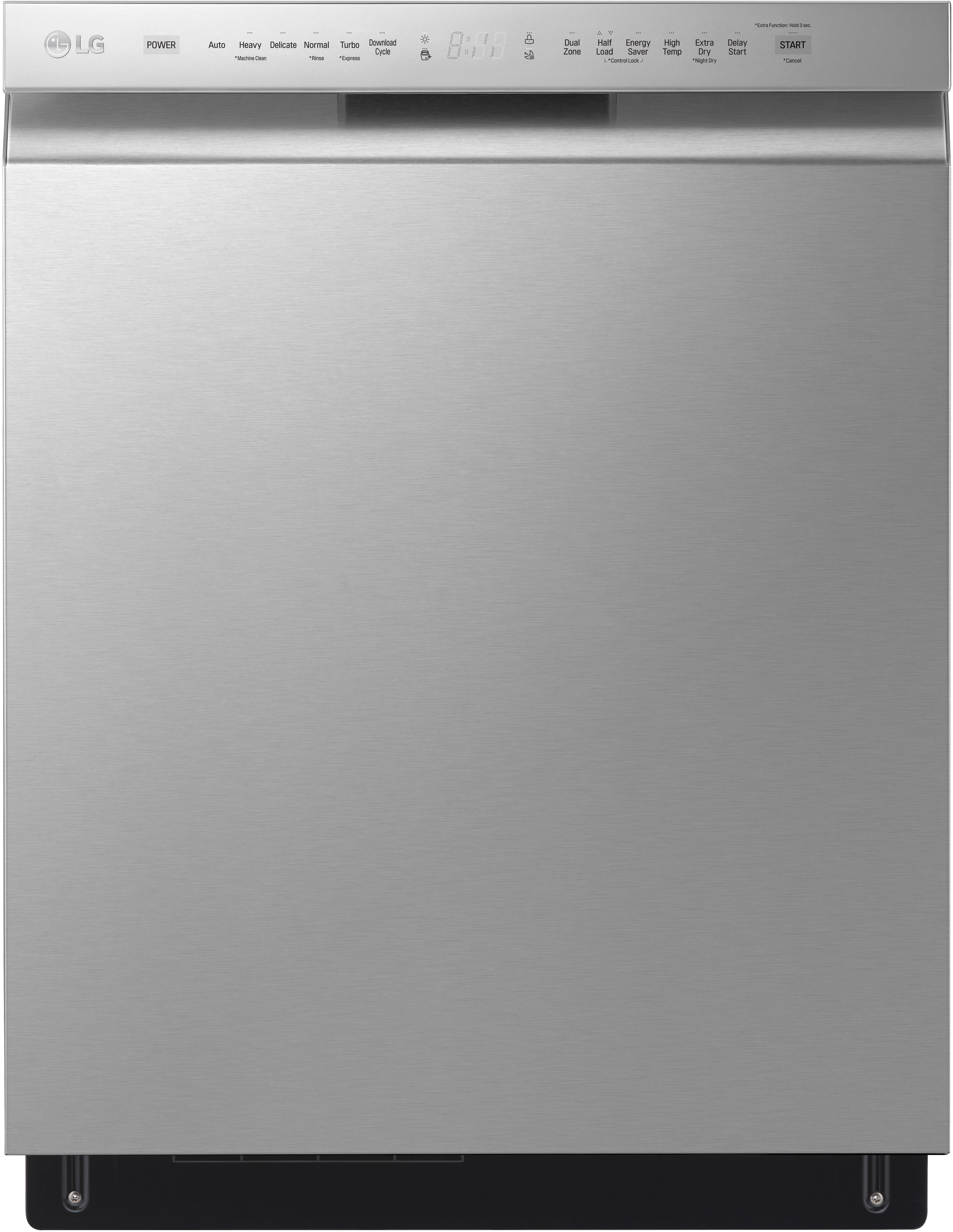 LDFN4542S LG Front Control Dishwasher with Smart Home Features - Stainless Steel-1