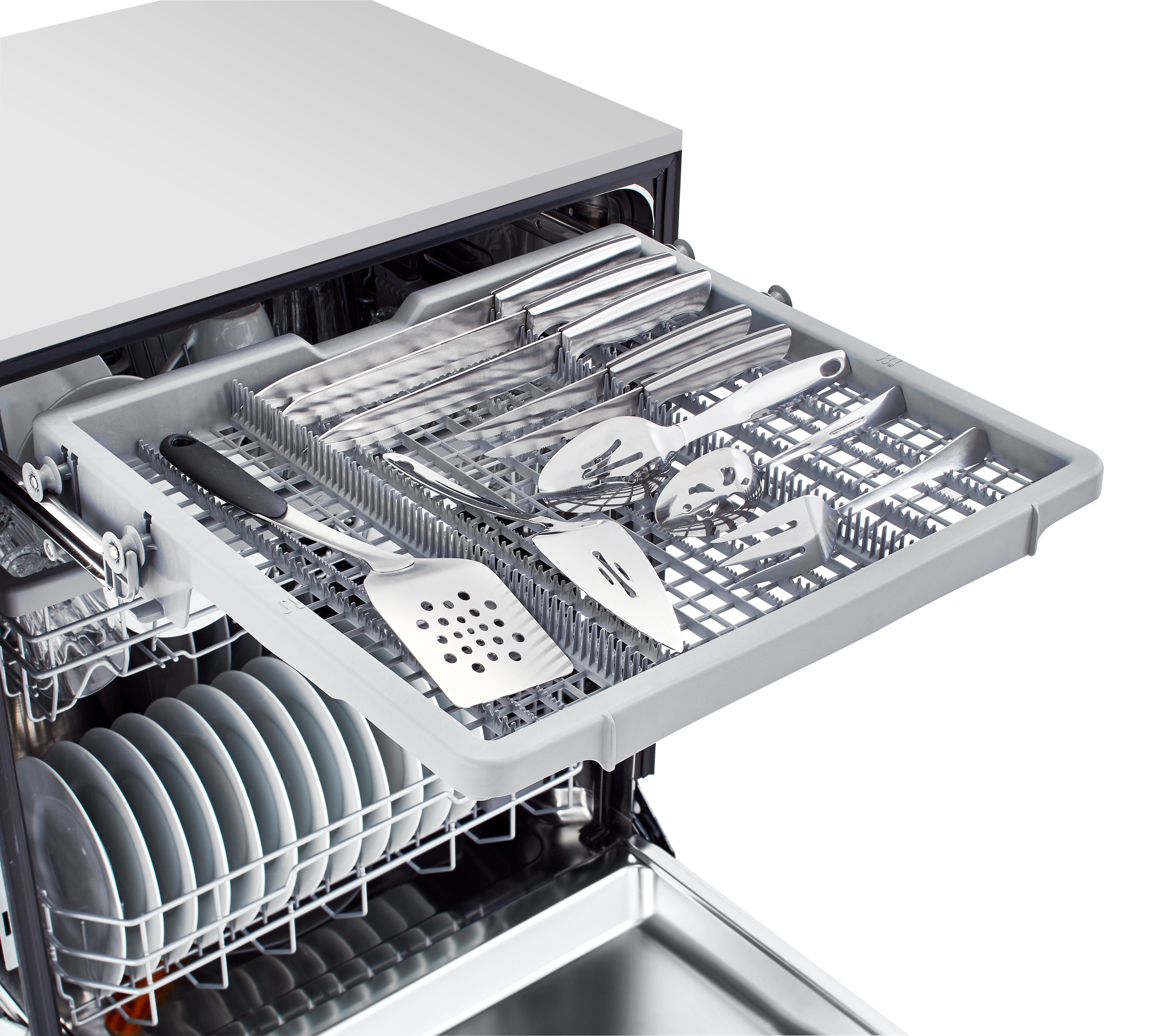 LDFN4542S LG Front Control Dishwasher with Smart Home Features - Stainless Steel-4