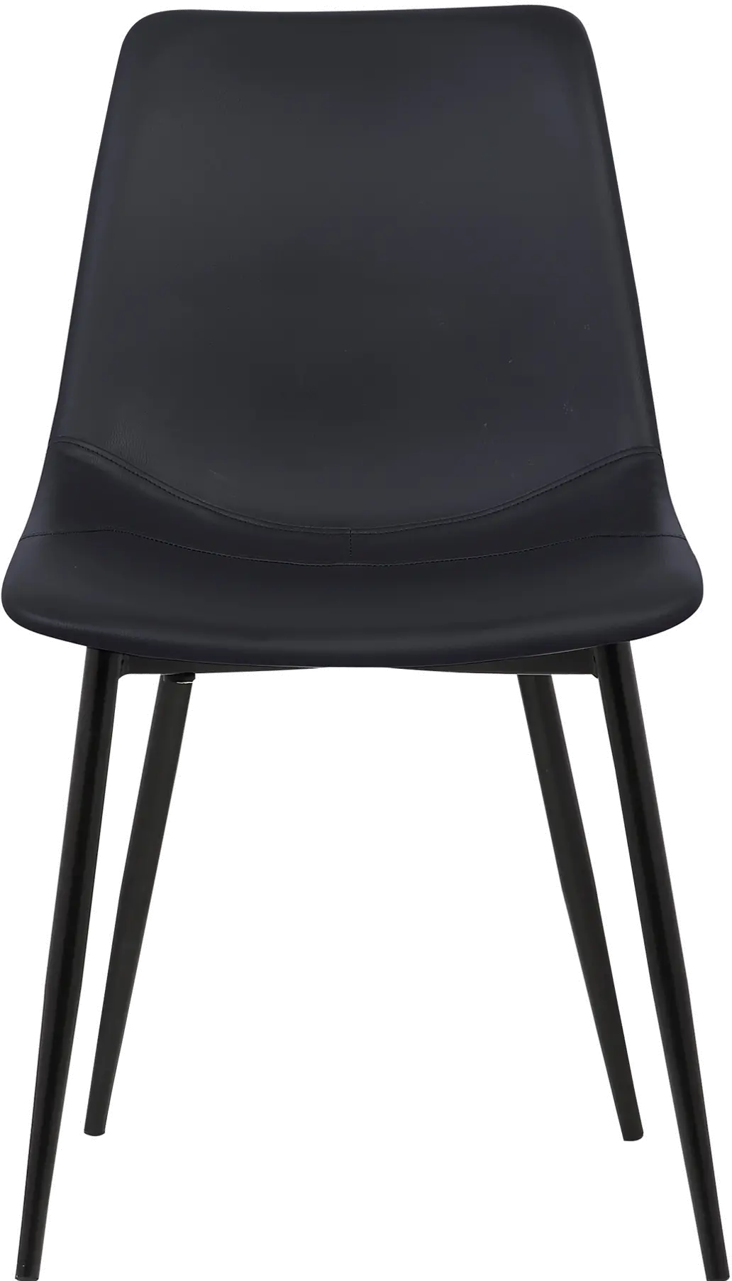 Contemporary Black Upholstered Dining Room Chair - Monte-3