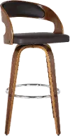 LCSHBABRWA30 Shelly Walnut Brown Bar Stool