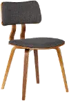 Jaguar Charcoal Gray Upholstered Dining Room Chair