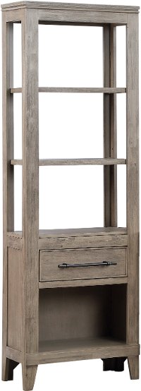 Contemporary Gray Bookcase Pier - Marlow Park