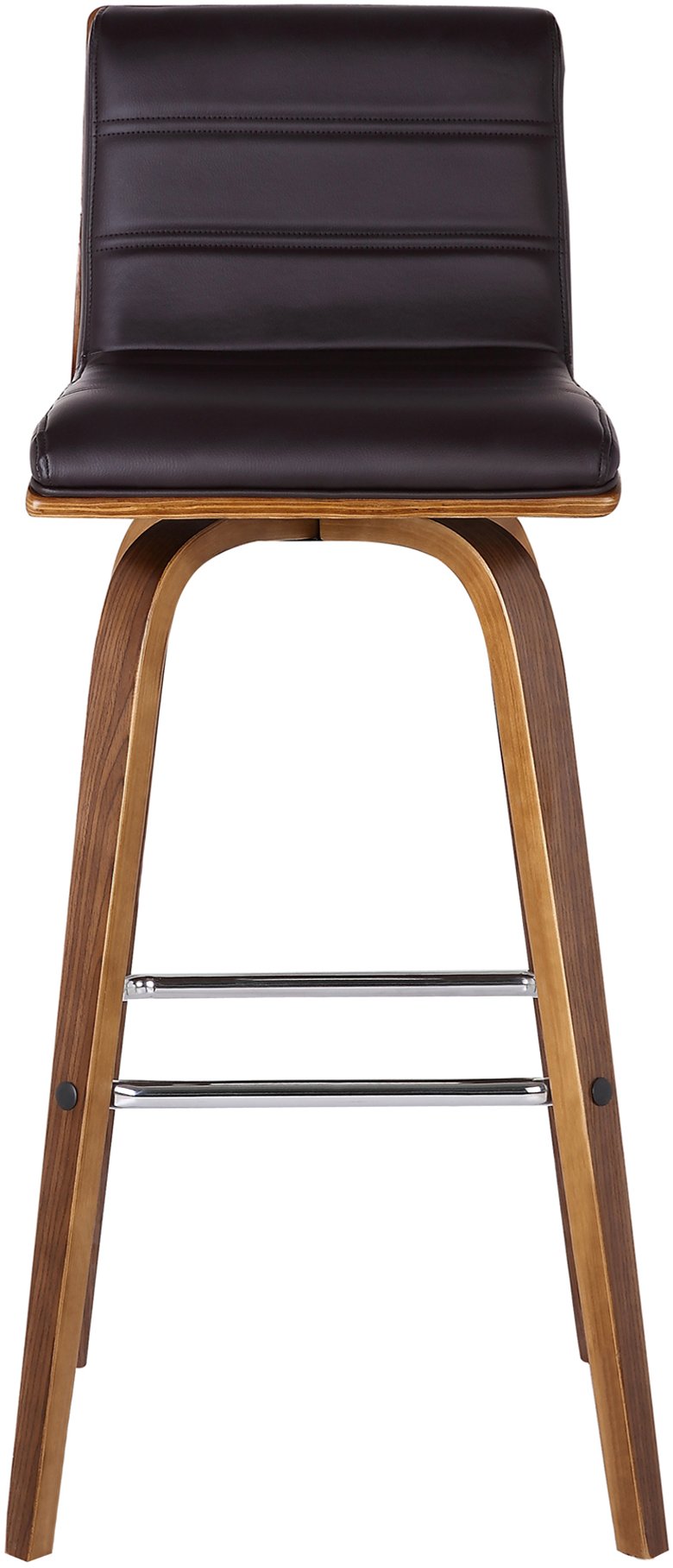 Walnut Brown and Brown Swivel Bar stool - Vienna-3