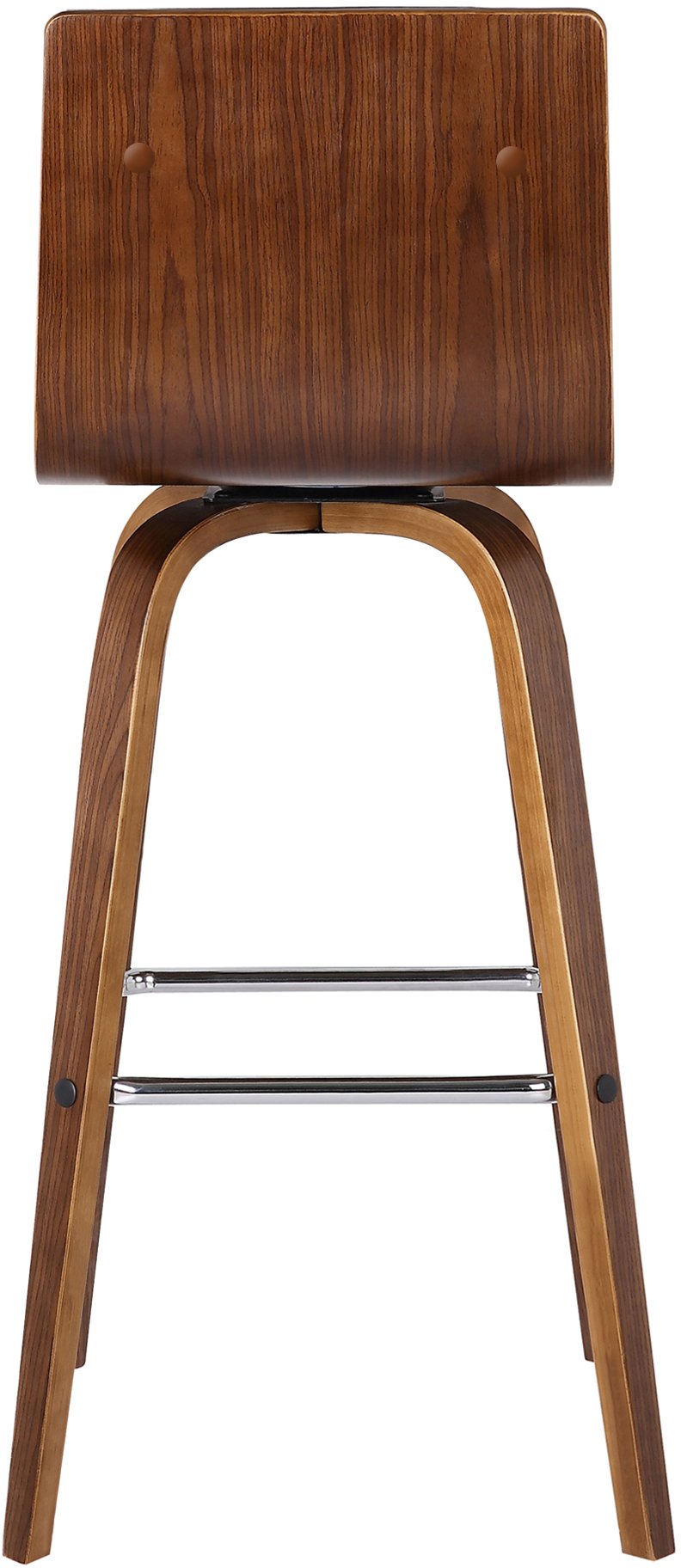 Walnut Brown and Brown Swivel Bar stool - Vienna-5
