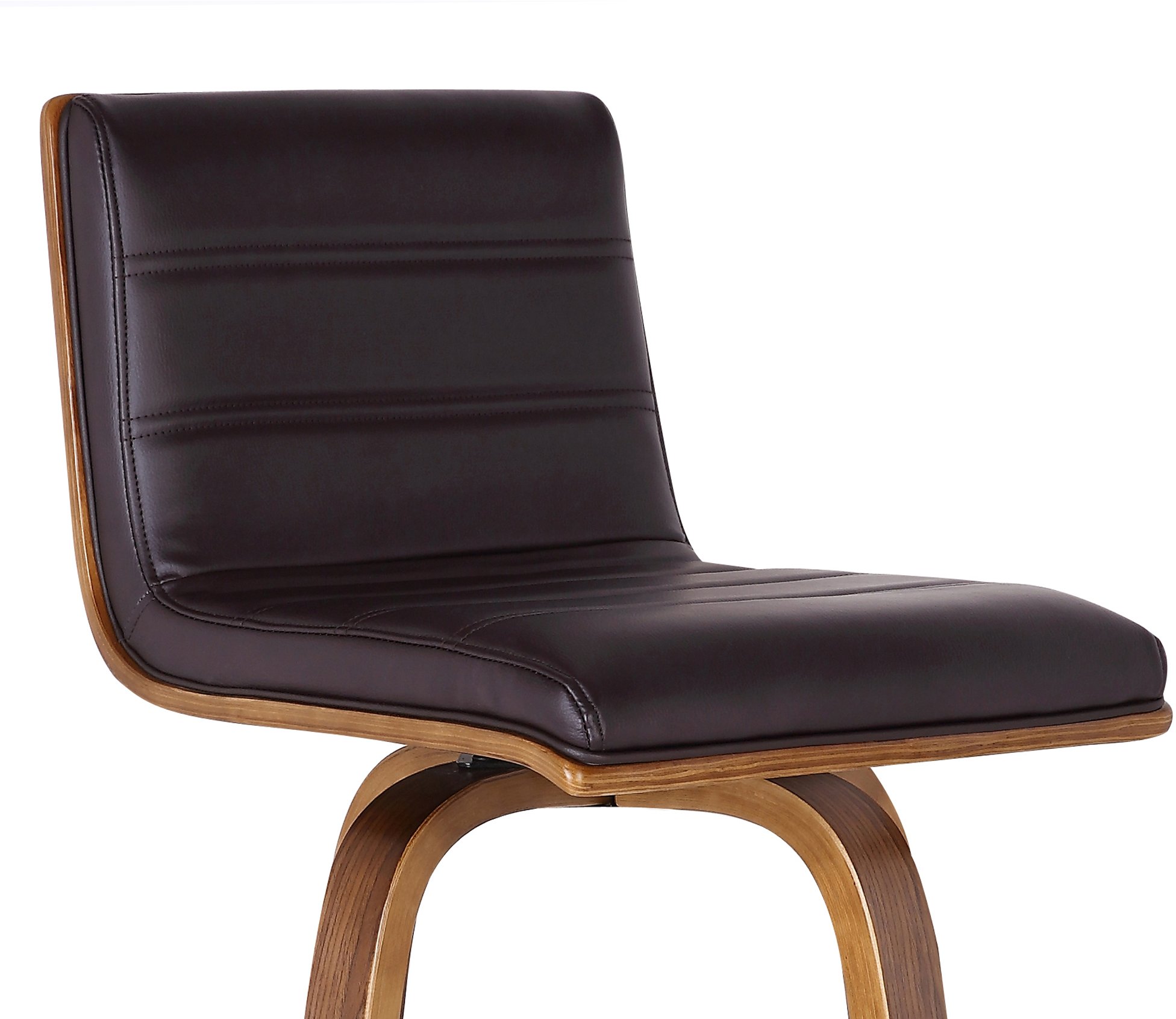Walnut Brown and Brown Swivel Bar stool - Vienna-6