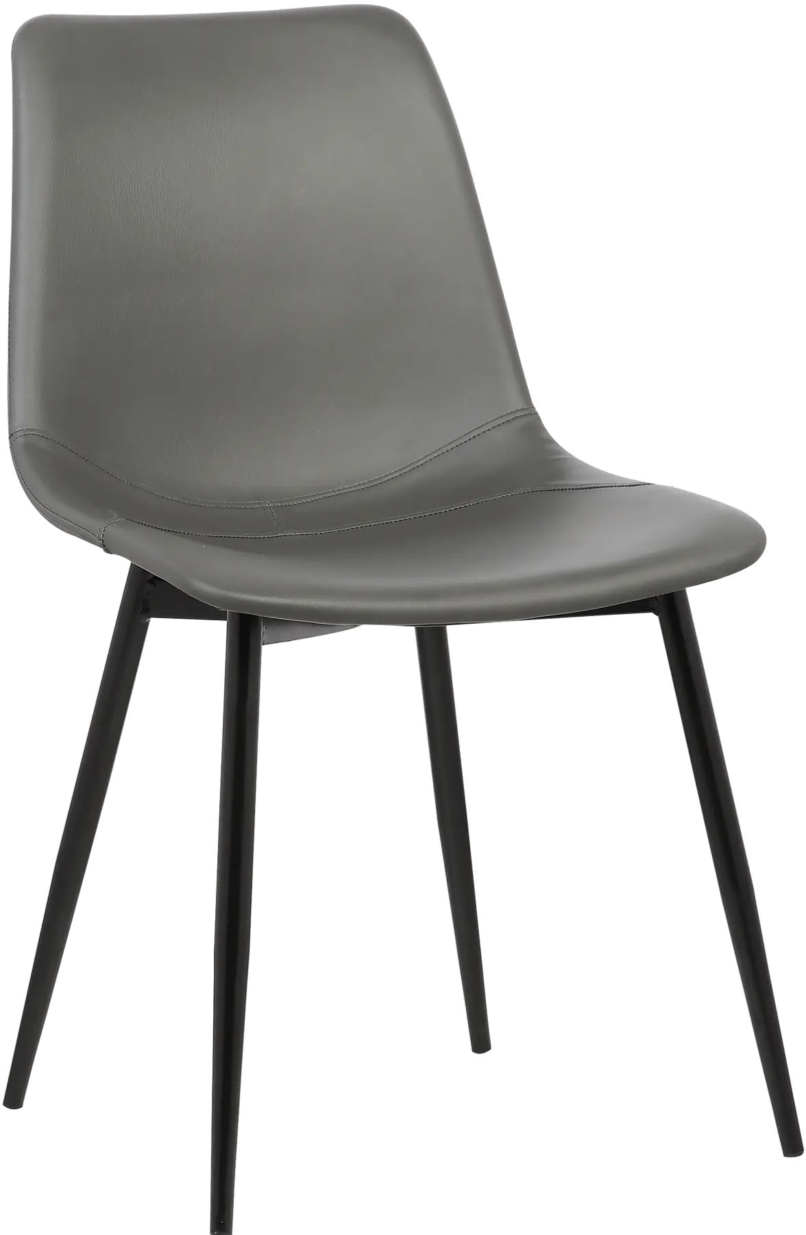 Contemporary Gray Upholstered Dining Room Chair - Monte-1