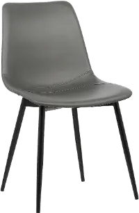 Contemporary Gray Upholstered Dining Room Chair - Monte